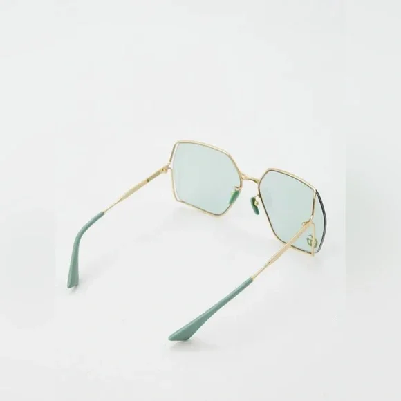Gucci GG0817S 003 Gold/green 65-17-140 Sunglasses - Picture 4 of 16